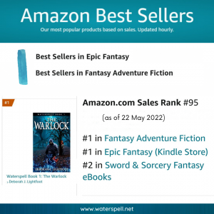 Waterspell by Deborah J. Lightfoot is an Amazon bestseller