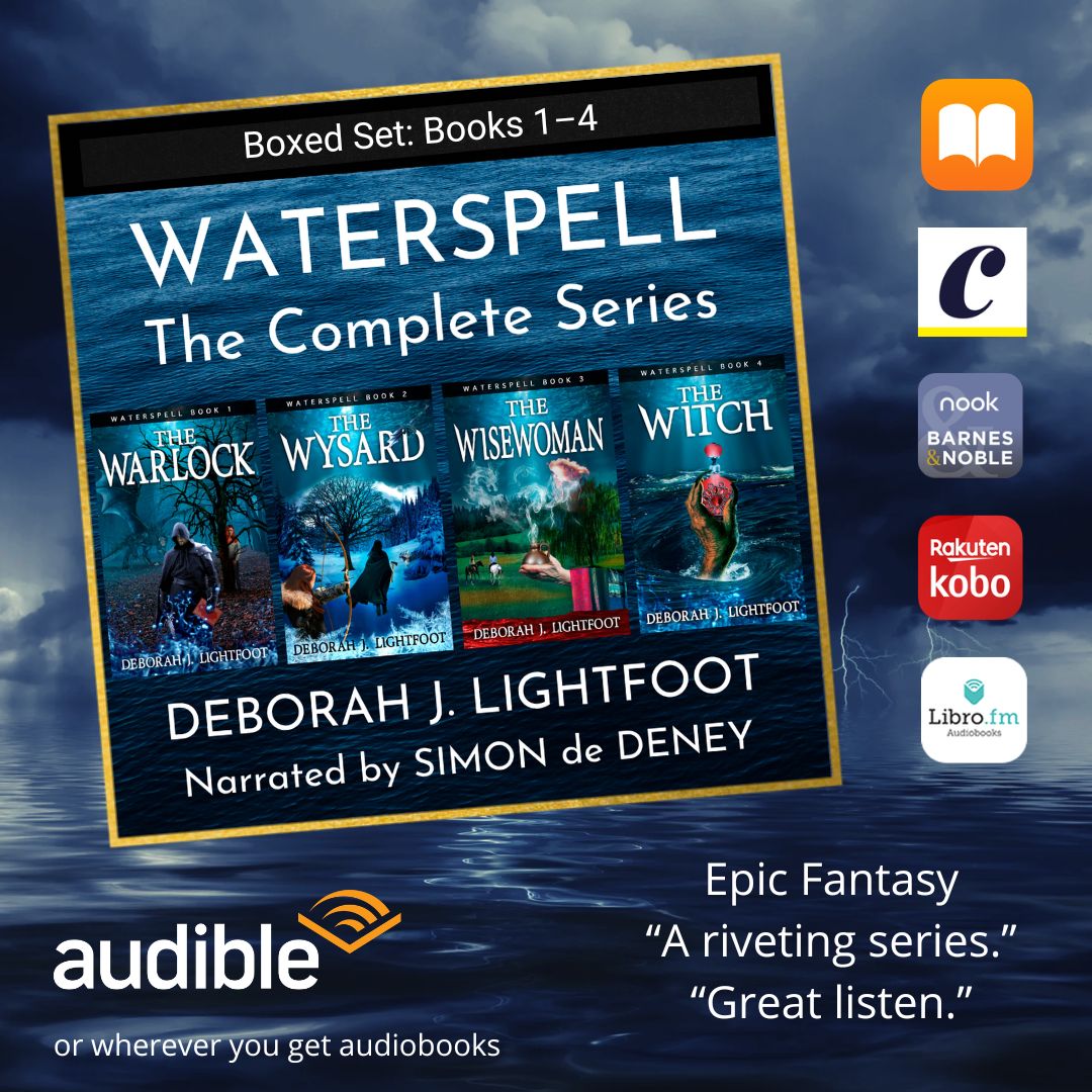 Waterspell Books 1-4 by Deborah J. Lightfoot. Boxed audiobook set.